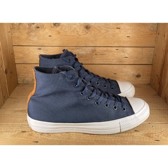 Converse Other - Converse Navy Backpack Hi All Star Chuck Taylor Shoes Mens 11 Woman’s 13 146753F